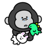 シュールなミニゴリラ