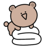 シュールなミニくま