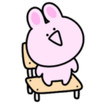 シュールなミニうさぎ