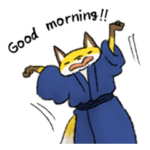 英語スタンプ〜狐江戸 Koedoスタンプ10〜