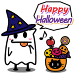 ねこたん（黒）たちのハロウィン