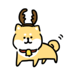 ゆる柴犬スタンプ３・冬