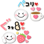 カラフルかわいい♡プックリ笑顔♡