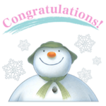 スノーマン　イベントに使えるスタンプ