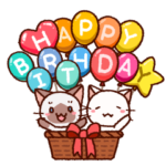 シャムちゃんのイベントスタンプ