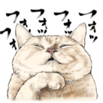 意外と使えるリアル猫スタンプ