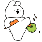 すこぶる動くちびウサギ