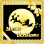 動く！きらめくクリスマス☆年賀状