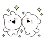 すこぶる動くちびウサギ＆クマ