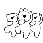 すこぶる動くちびウサギ＆クマ