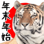 年末年始 寅年スタンプ！ ほほえみフレンズ