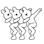 すこぶる踊るウサギ