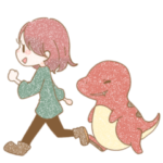 恐竜とおんなのこ