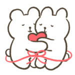 なかよしくまちゃんのBIGスタンプ