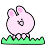 シュールなミニうさぎ