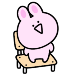 動くシュールなミニうさぎ