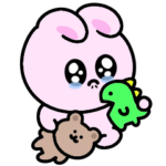 動くシュールなミニうさぎ