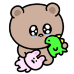 シュールなミニくま