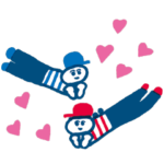 PLAYくんとPLAYちゃんの動くスタンプ②