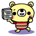 ほのぼのくまの敬語4-お断りとごめんなさい