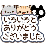 ネコたちの返事