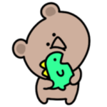 シュールなミニくま