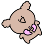 シュールなミニトイプードル