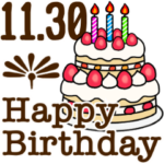 動く☆11月17日〜30日のお誕生日お祝い