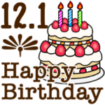 動く☆12月1日〜16日のお誕生日お祝い
