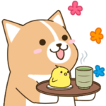 動く！いたわりコーギー