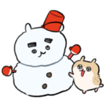 冬でしゅ！コビハムちゃん