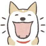 のばされわんこの動くスタンプ