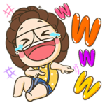 TuaGom♪飛び出す！しゃべるスタンプ