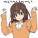 ポニテJKの毒舌・煽りBIGスタンプ4 ver2