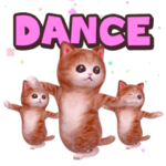 踊るにゃんこ