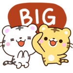 ちびトラ×ホワイトタイガー