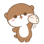 カワウソくん。スタンプ