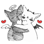 黒猫天使と白猫悪魔