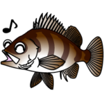 お魚スタンプ★メバルのこたろうクン