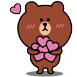 動く！シンプルな言葉♡ブラウン＆コニー３