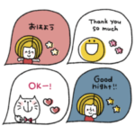 気持ちを伝える◎あいさつ吹き出し #2