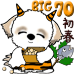 シーズー犬 70『初春』