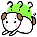 ほのぼの犬のやさしいスタンプ