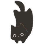 もそもそなクロネコ。