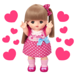 メルちゃん公式 なかよしスタンプ