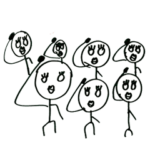 戸松遥のスタンプ2（白目ではありません）