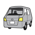 菓子問屋のたぬきスタンプ