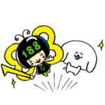  ぺろち×イヤヤン コラボスタンプ