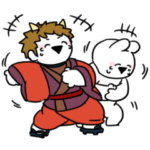  すこぶる動くウサギ×au三太郎