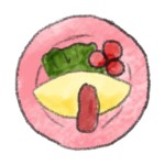 たくさん食べ物